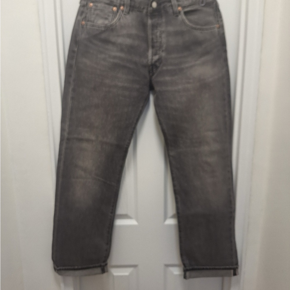 Levi's Men's Charcoal Straight Jeans